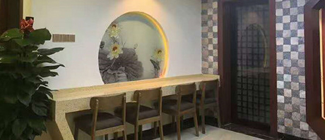 洪光經(jīng)絡(luò)養(yǎng)生會所裝修理念解析-燦源裝飾