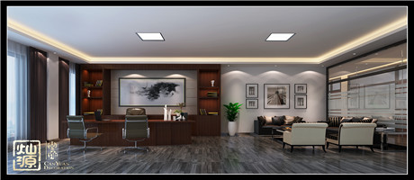 南寧辦公室裝修設(shè)計(jì)業(yè)主來公司洽談了