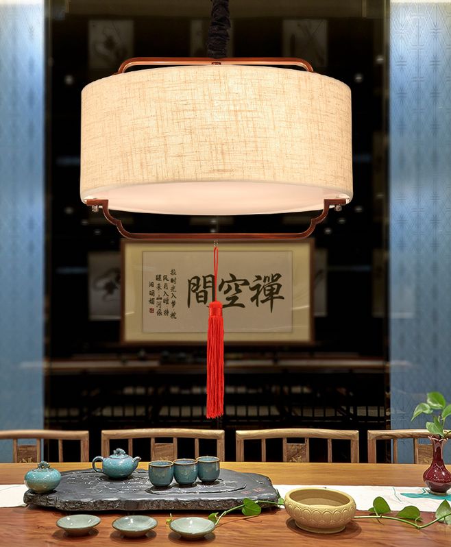 中式的辦公室裝修中，這燈飾裝修真的太好看了
