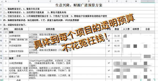 堪比“男朋友手機”的南寧辦公室裝修價格表，看看你會不會哭？