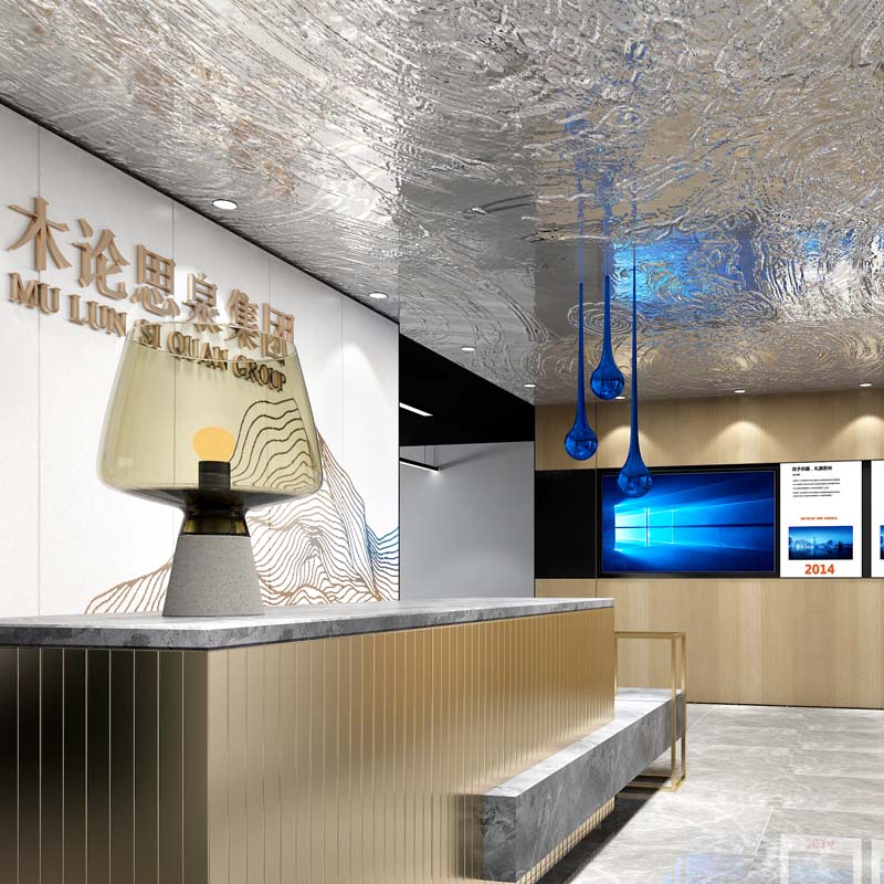 “水生萬(wàn)物生，定制造型+專屬墻體文化設(shè)計(jì)”——木倫思集團(tuán)南寧辦公室設(shè)計(jì)裝修案例-燦源裝飾